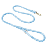 Sunset Gradient Braided Rope Lead - Sky Blue