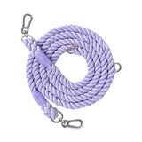 Pastel Braided Cotton Multi-Length Running Lead - Blue Violet