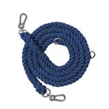Pastel Braided Cotton Multi-Length Running Lead - Navy