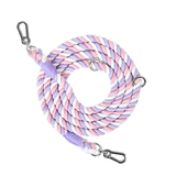 Pastel Braided Cotton Multi-Length Running Lead - Unicorn