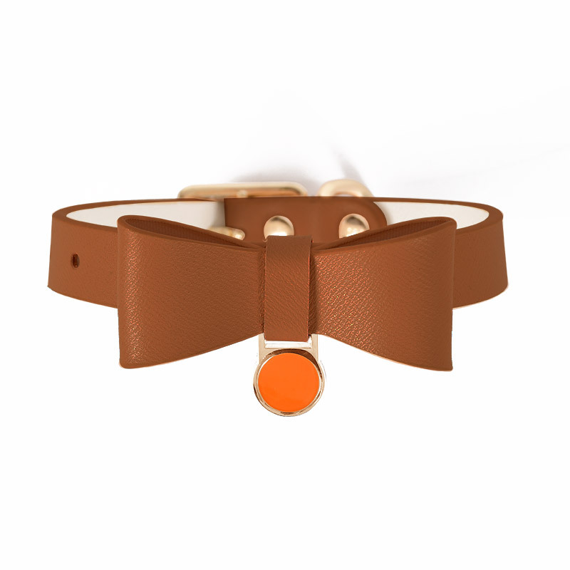 Collar in Apricot for Small Dogs - Tan