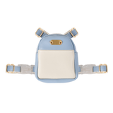 Harness in Apricot for Small Dogs - Blue