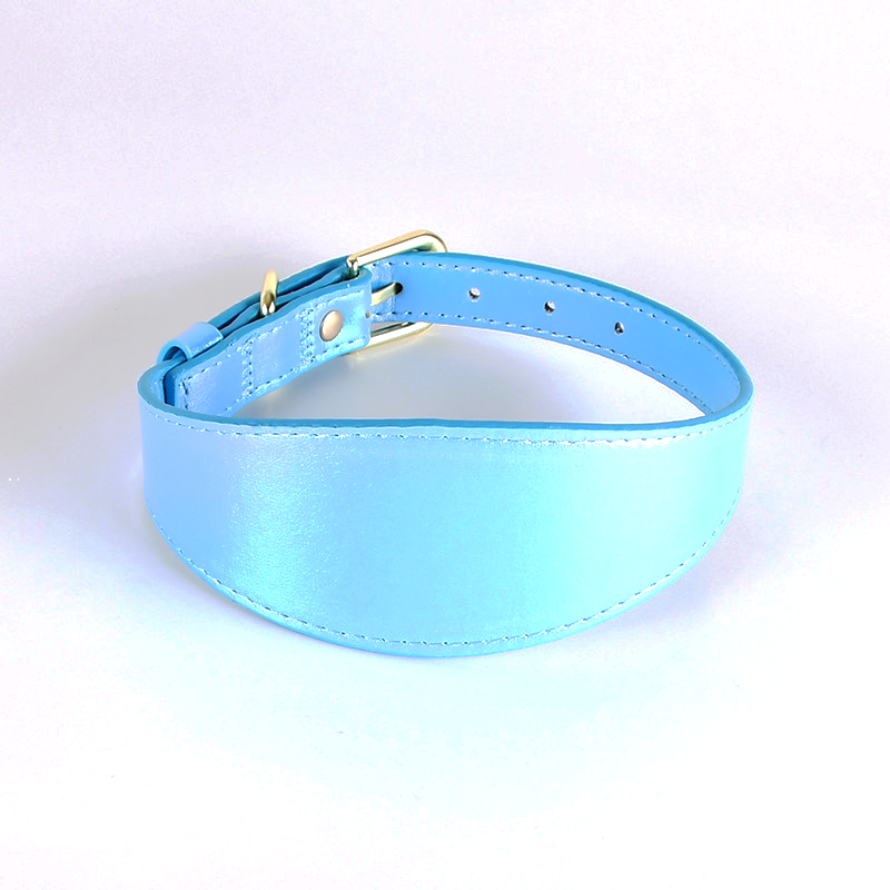 Iridescent Wide Collar in Vegan Leather