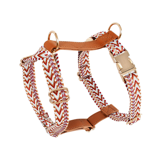 Rose Chevron Step-In Harness