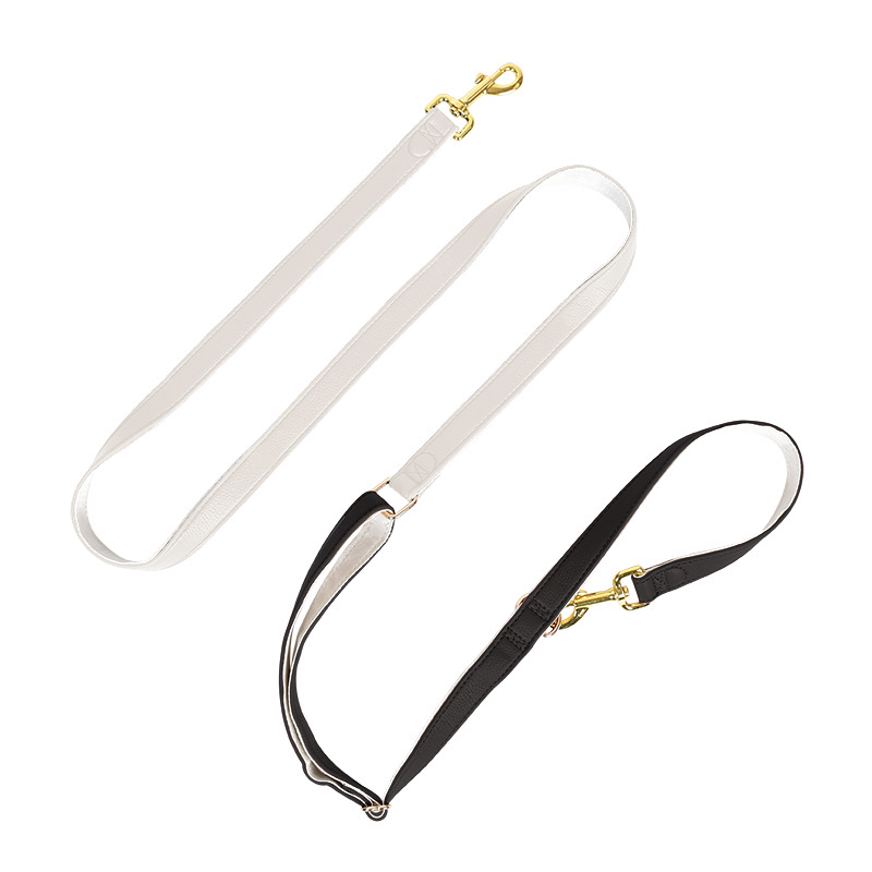 Two-Tone Vegan Leather Lead