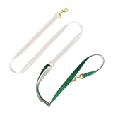 Two-Tone Vegan Leather Walk Set with Multi-Way Lead - Multi-function Green