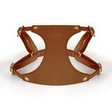 Butter Yellow Bow Harness Trio - Tan