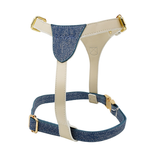 Deep Tones Harness for Small Dogs - Blue