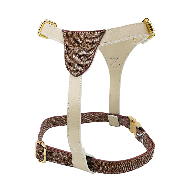 Denim & Cream Step-In Harness