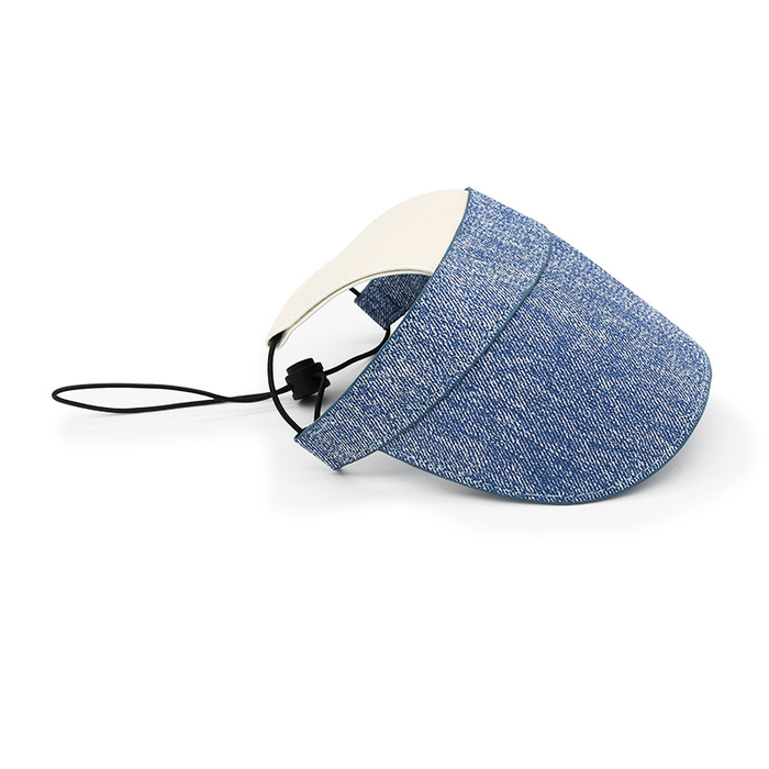 Denim Hood & Muzzle for Small Dogs