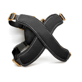 Crossover Harness & Lead Set with Mesh-Padded Handle - Black