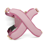 Crossover Harness & Lead Set with Mesh-Padded Handle - Blush