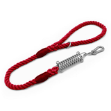 Sunset Ombre Rope Lead with Bungee Spring - Wine
