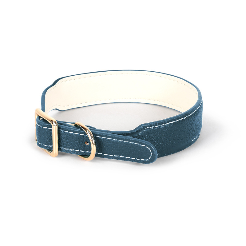 Cherry Red Tracker Collar, Compatible with AirTag - Blue
