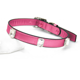 Crystal Stud Walk Set with Collar & Bag Holder - Blush