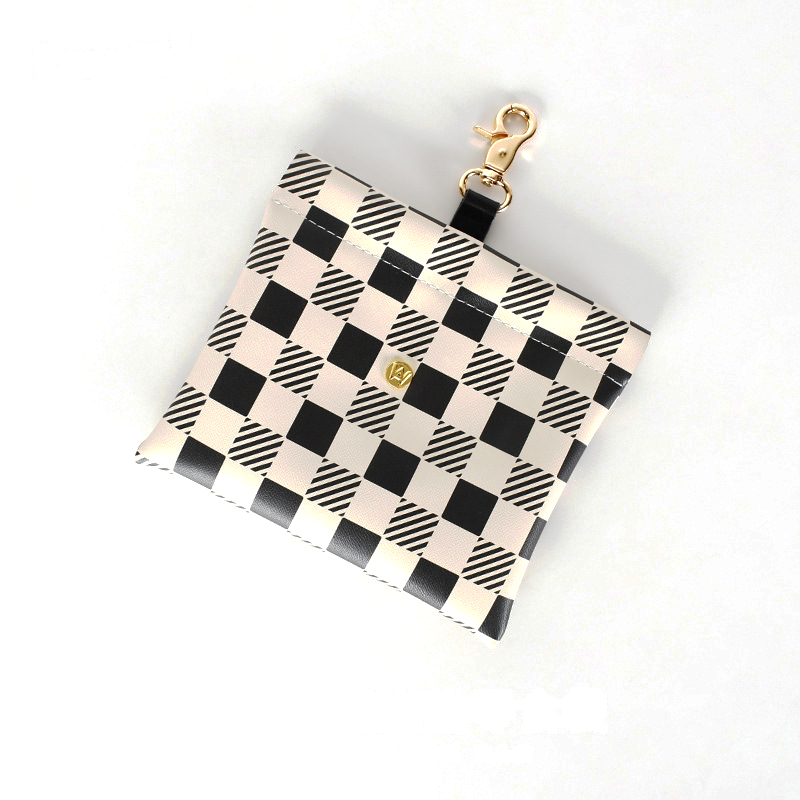 Checkerboard Training Treat Pouch with Snap Clip - view 1
