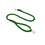 Road Trip All-in-One Rope Lead with Seatbelt Clip - Forest