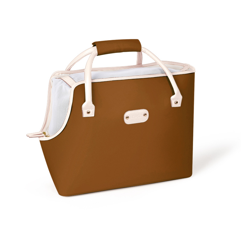 Crossbody Pet Carrier Bag in Vegan Leather