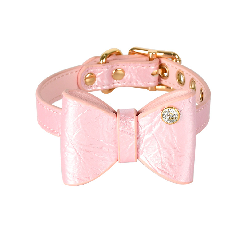 Ballet Pink Bow Collar