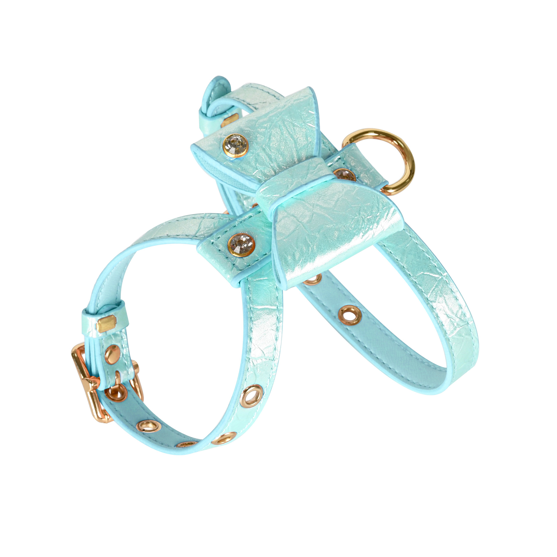 Ballet Pink Bow Harness - Blue