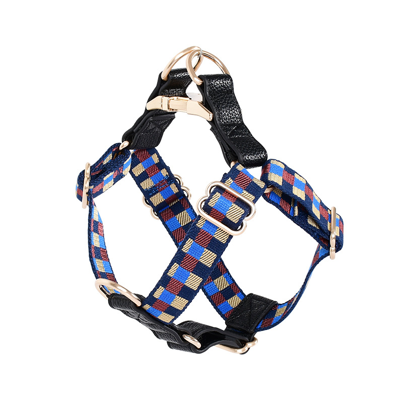 Nylon Harness in Blue for Medium to Large Dogs