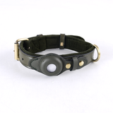 Padded Tracker Collar & Lead Set, Compatible with AirTag - Suede Forest