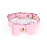 Blush Pink Bow Collar & Double-Clip Lead Set - Blush