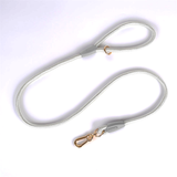 Strawberry Charm Pink Rope Lead & Slip Collar Set - Diamond Silver
