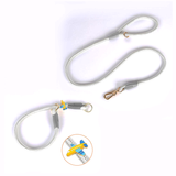 Strawberry Charm Pink Rope Set & Slip Collar Set - Diamond Silver Aeroplane