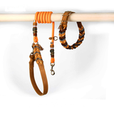 Harvest Fishtail Lead & Rope Lead Set, Hand-Braided Leather - view 1