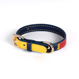 Forest & Mustard Colour-Block Collar - Red Yellow Blue
