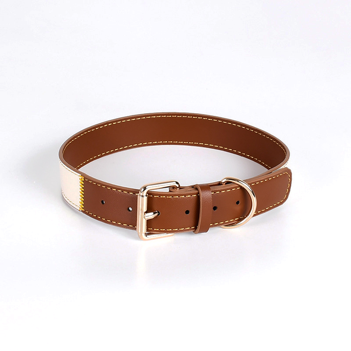 Forest & Mustard Colour-Block Collar