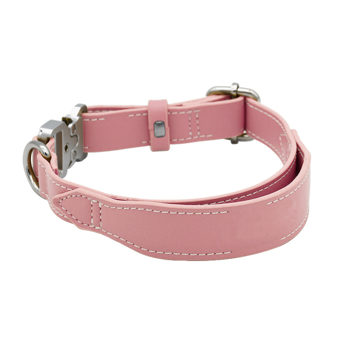 Camel Vegan Leather Collar