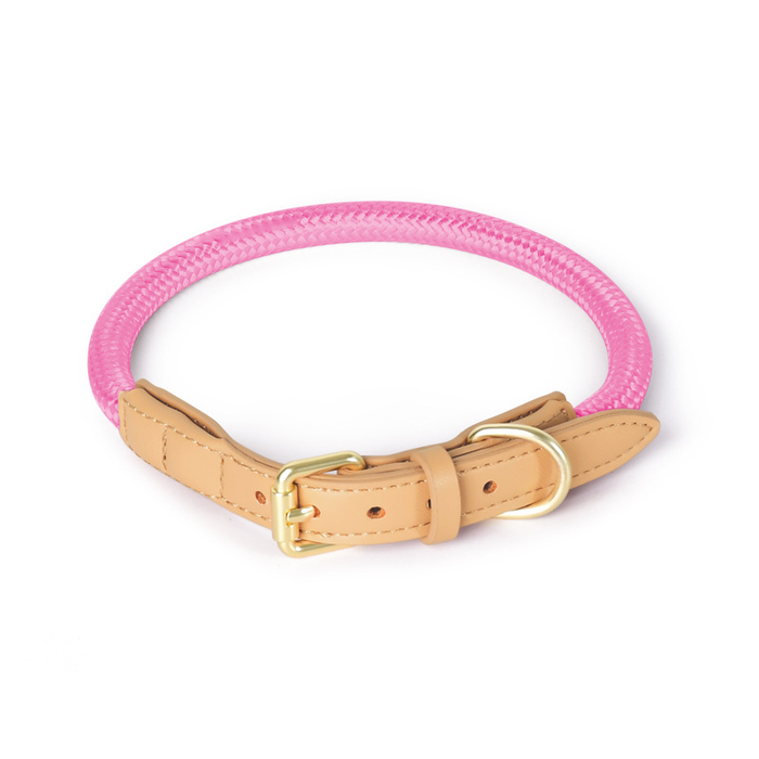 Rolled Cream Cord Collar
