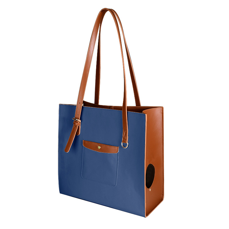 Peekaboo Tote Pet Carrier in Vegan Leather