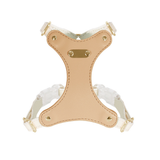 Leather Harness in Brights for Small Dogs - Apricot