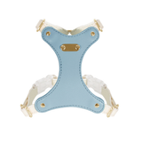 Leather Harness in Brights for Small Dogs - Blue