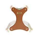 Leather Harness in Brights for Small Dogs - Tan