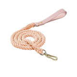 Sorbet Ombre Cotton Rope Lead, Blush Handle - Powder Pink