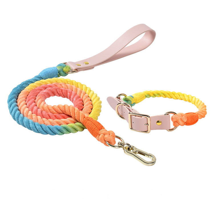 Sorbet Ombre Cotton Rope Set, Blush Handle