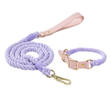Sorbet Ombre Cotton Rope Set, Blush Handle - Violet
