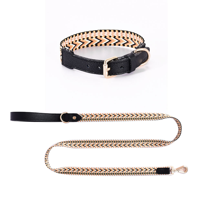 Arrowhead Webbing Set, Leather-Look Trim