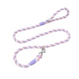 Mint Hand-Braided Cotton Rope Slip Lead - Unicorn