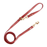 Deep Tones Lead for Medium to Large Dogs - Double-ended Red
