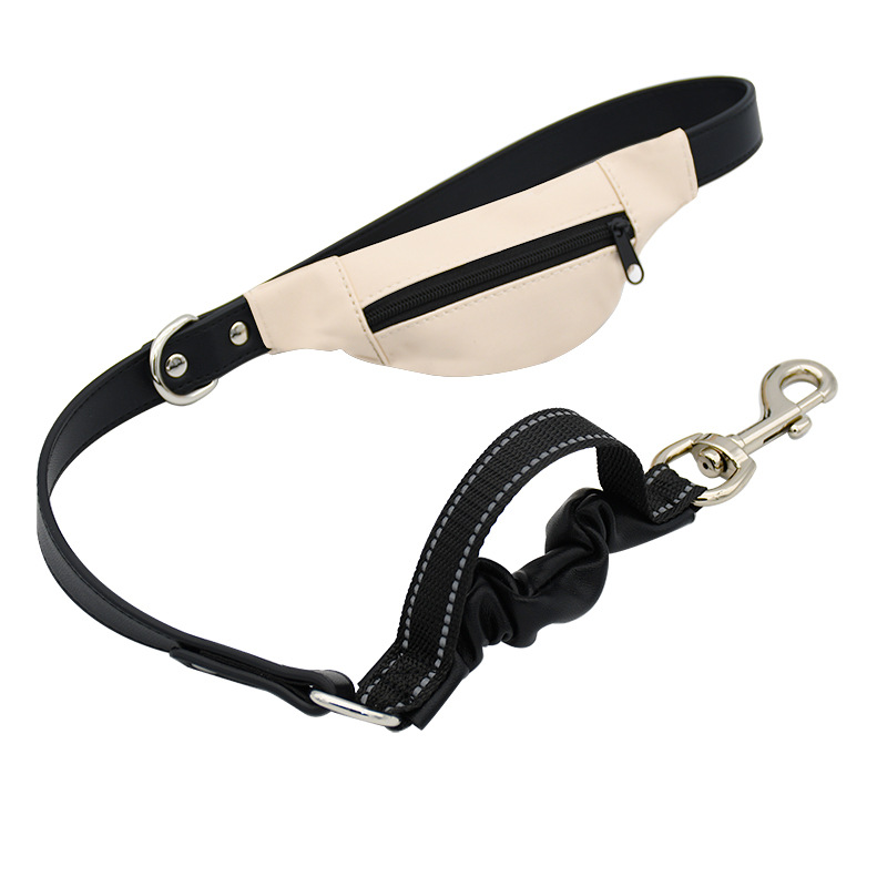 No-Pull Harness in Earth Tones - Short Lead 60 cm Ivory
