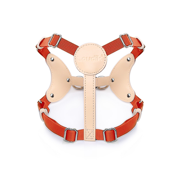 Two-Tone No-Choke Harness in Navy
