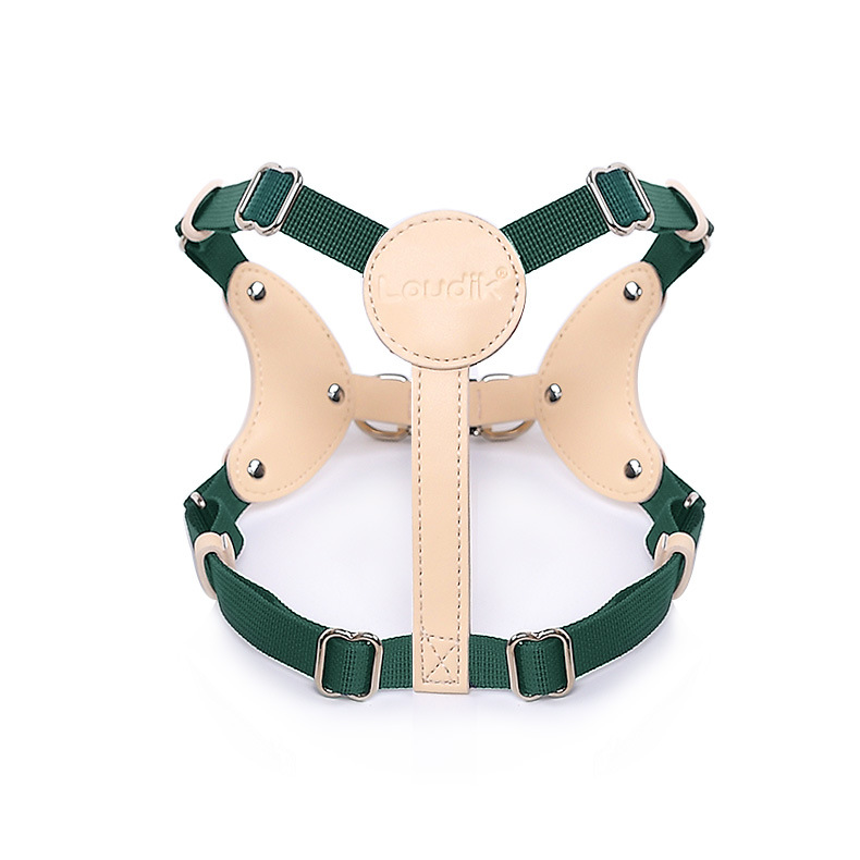 Two-Tone No-Choke Harness in Navy