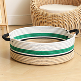 Racing Stripe Cotton Rope Basket Bed and Scratcher - view 4