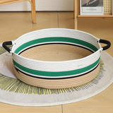 Racing Stripe Cotton Rope Basket Bed and Scratcher - view 6