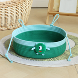 Little Monster Rope Basket Bed with Knotted Handles - view 6
